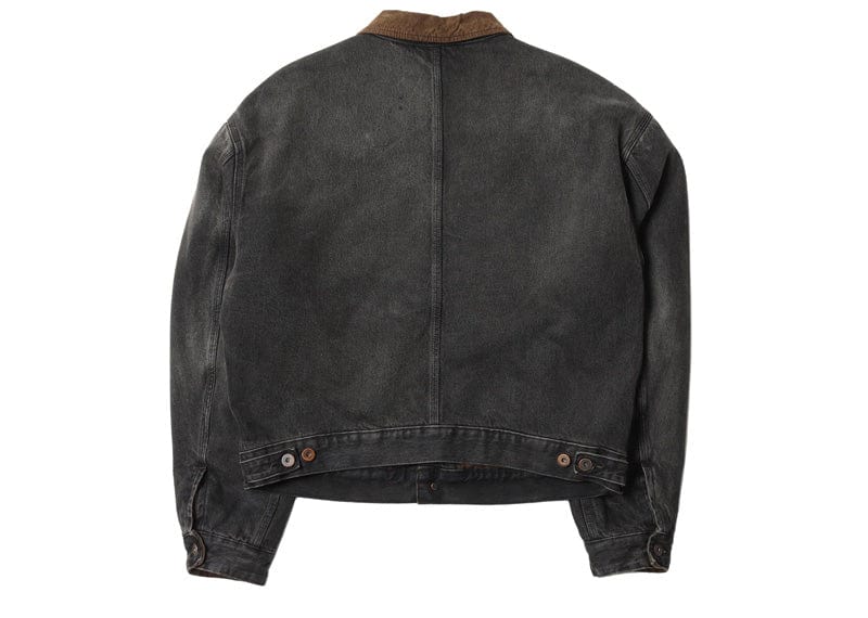 Yeezy Season 6 Denim Jacket Faded Black/Brown