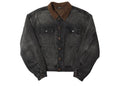 Yeezy Season 6 Denim Jacket Faded Black/Brown