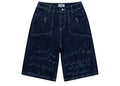Zidouri Layl Denim Shorts Blue